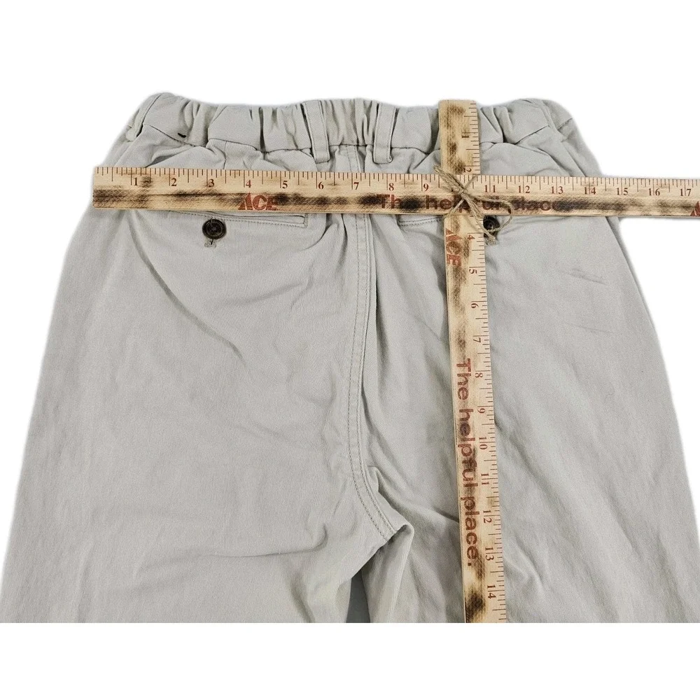 Brooks Brothers Jogger Chino Elastic Waist Drawstring Mens 30x30 beige Pant